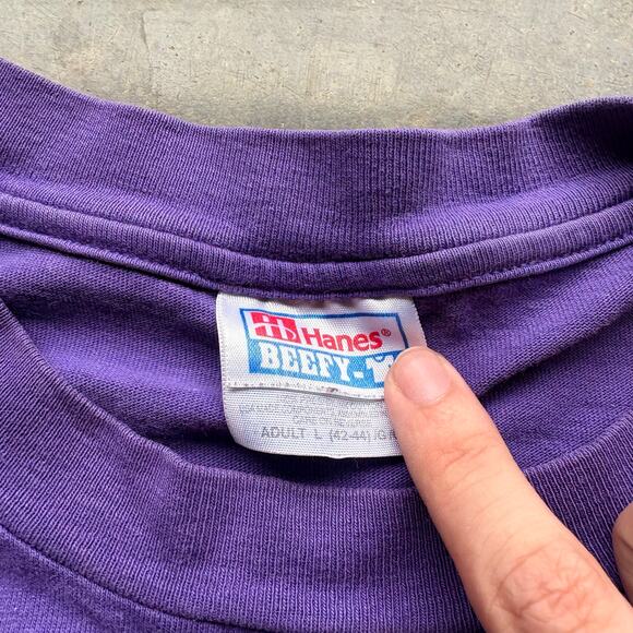 Crazy 90s Money‎ Collection Purple T-shirt - Picture 3 of 4